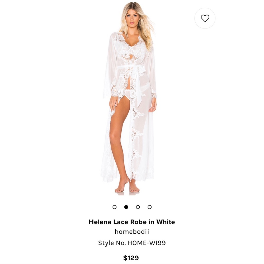 HELENA LACE ROBE by homebodii